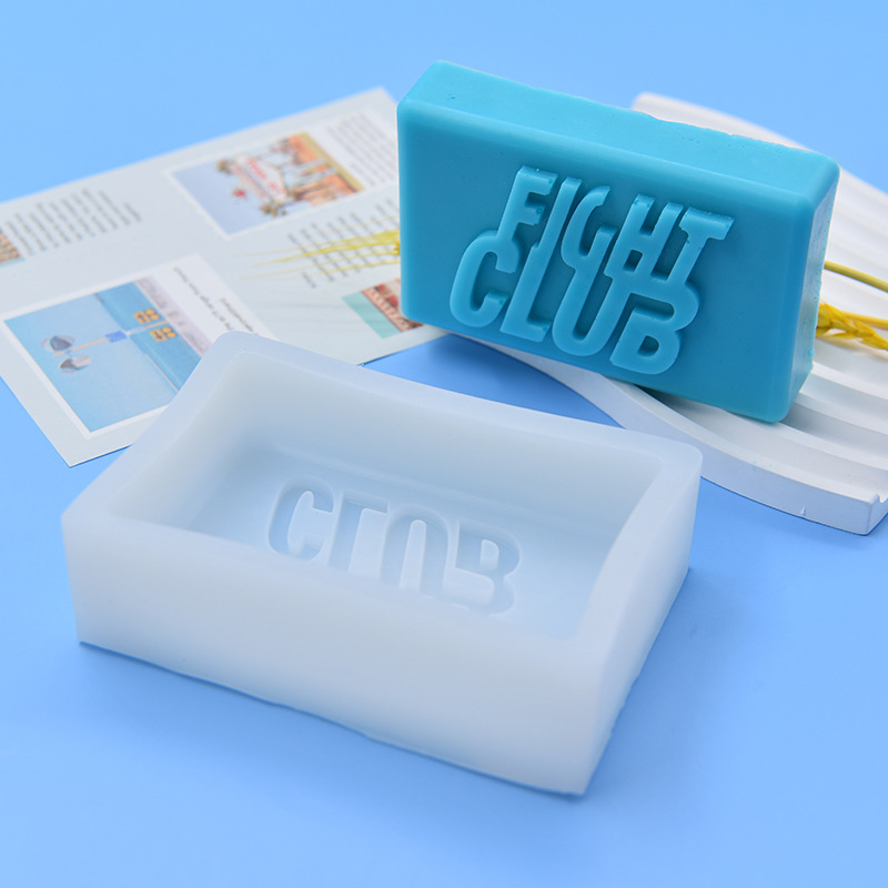 Soap Making Fight Club - 액세서리 파이트 클럽 비누 실리콘 몰드