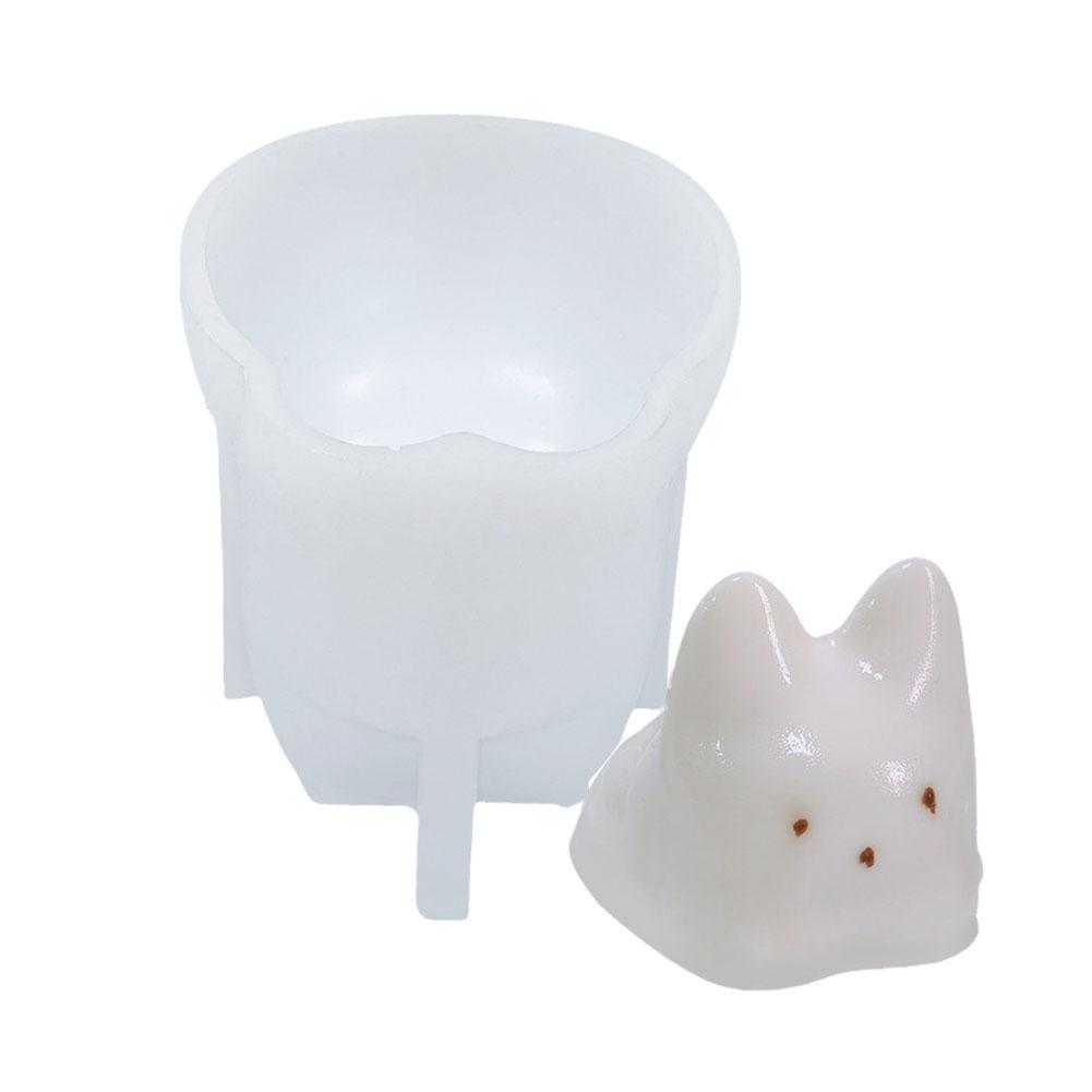 Soap Making Jelly - 3D 고양이 실리콘 몰드 DIY 무스