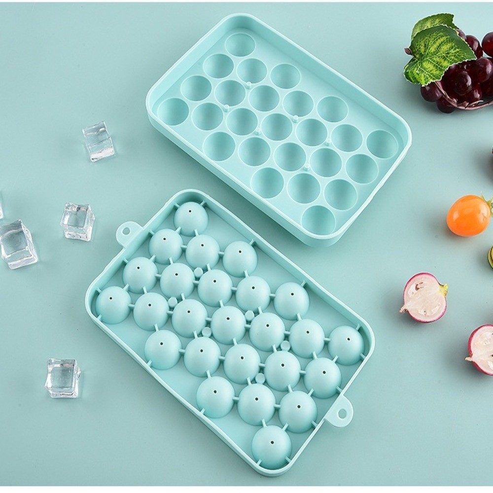 Soap Making Dish - 창의적인 실리콘 포도볼 몰드 25칸 원형