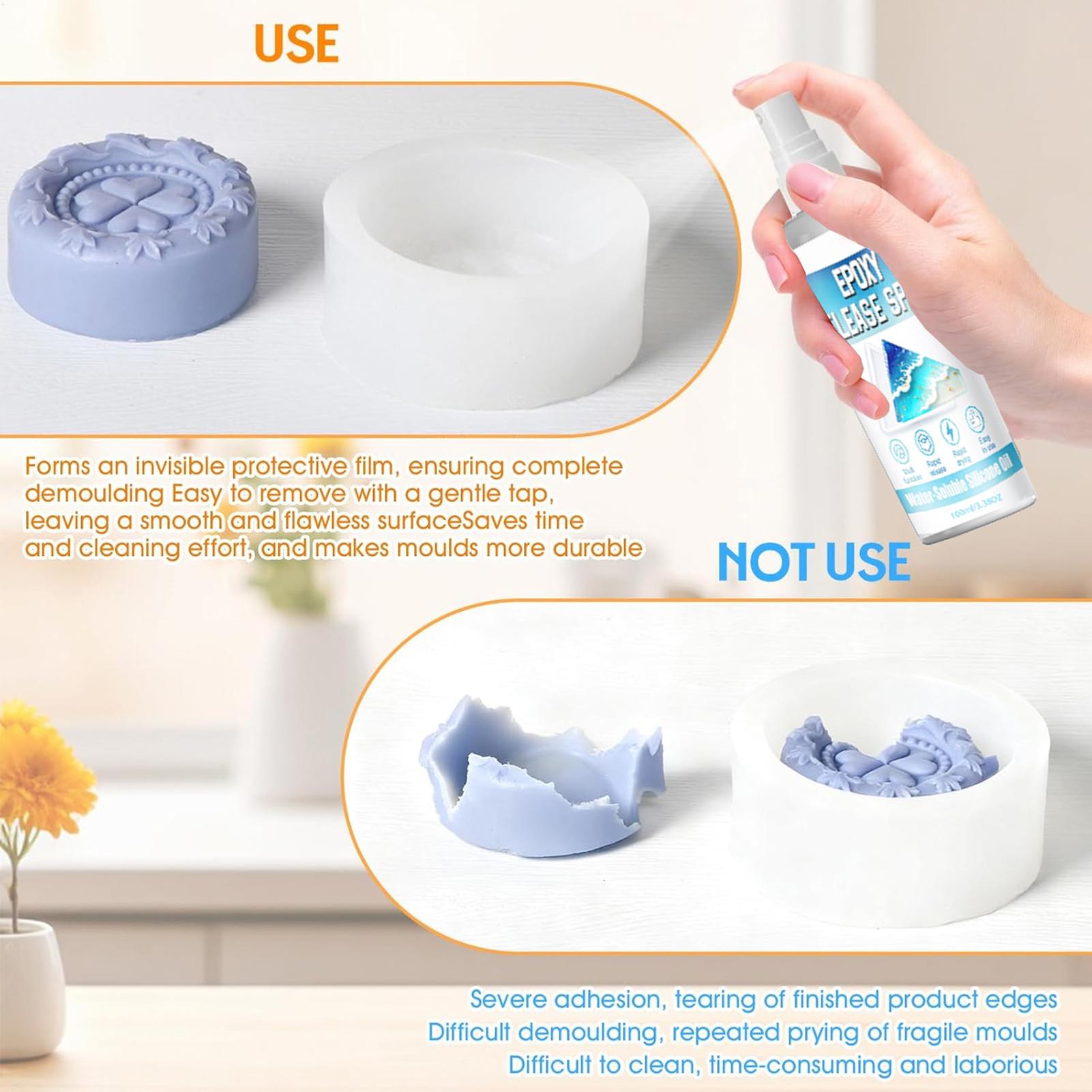 실리콘 이형 스프레이 에폭시 이형 스프레이 강력한 몰드 - Soap Making Dish 리뷰 및 가격