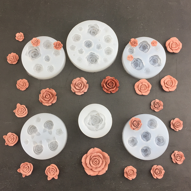 장미 꽃 모양 잎 실리콘 몰드, 퐁당 초콜릿 몰드 촛불 - Soap Making Dish 리뷰 및 가격