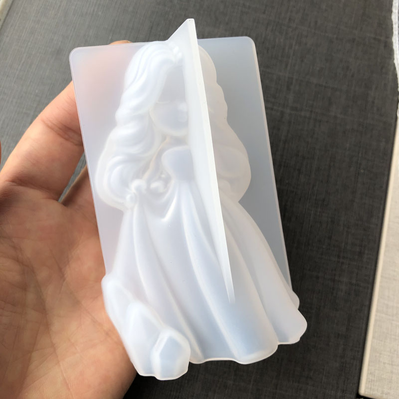 3D 귀여운 공주 실리콘 양초 금형 천사 소녀 비누 수 - Soap Making Oven 리뷰 및 가격