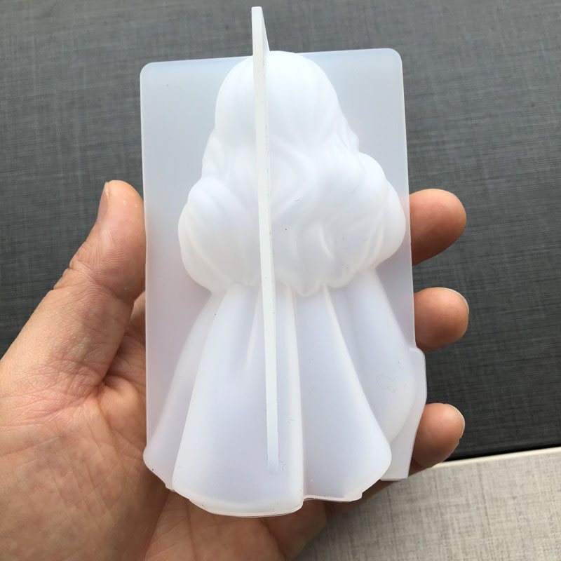 3D 귀여운 공주 실리콘 양초 금형 천사 소녀 비누 수 - Soap Making Oven 리뷰 및 가격