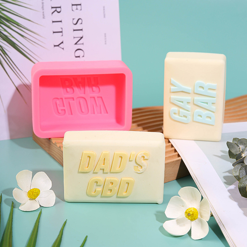 파이트 클럽 레터즈 비누 실리콘 몰드 직사각형 목욕 로 - Soap Making Fight Club 리뷰 및 가격