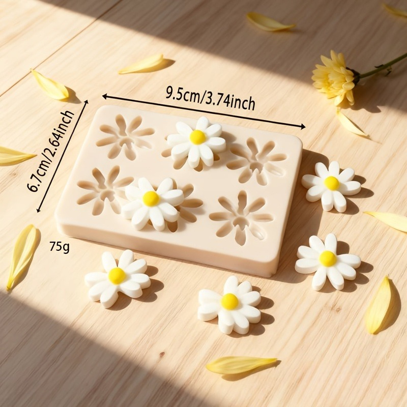 비누 양초 수지 DIY 공예 휴일 장식용 3D 데이지  - Soap Making Dish 리뷰 및 가격