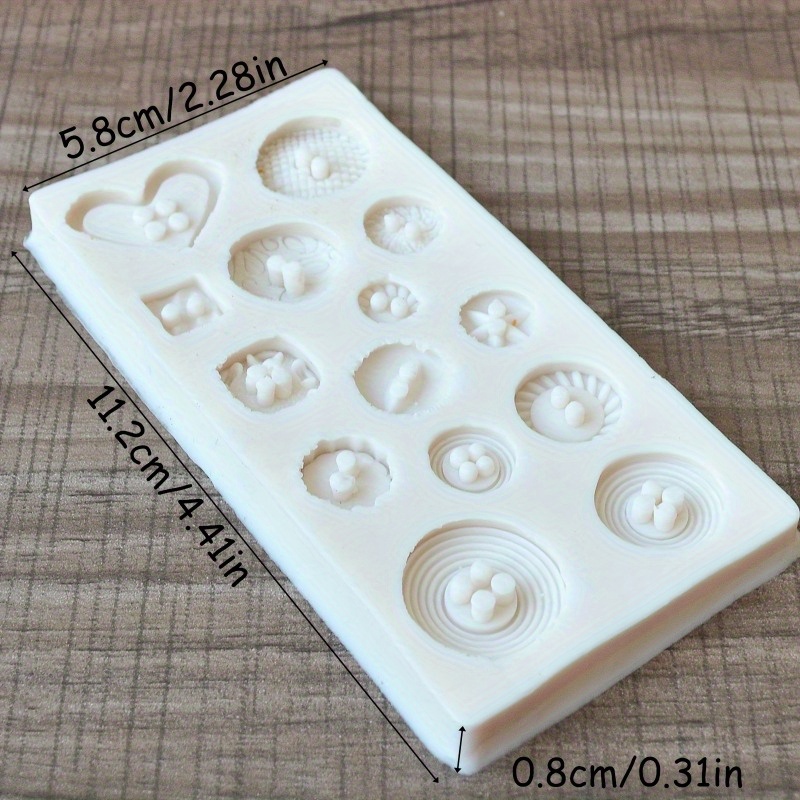 버튼 모양 실리콘 몰드 비누 및 양초 장식 도구용 실리 - Soap Making Oven 리뷰 및 가격