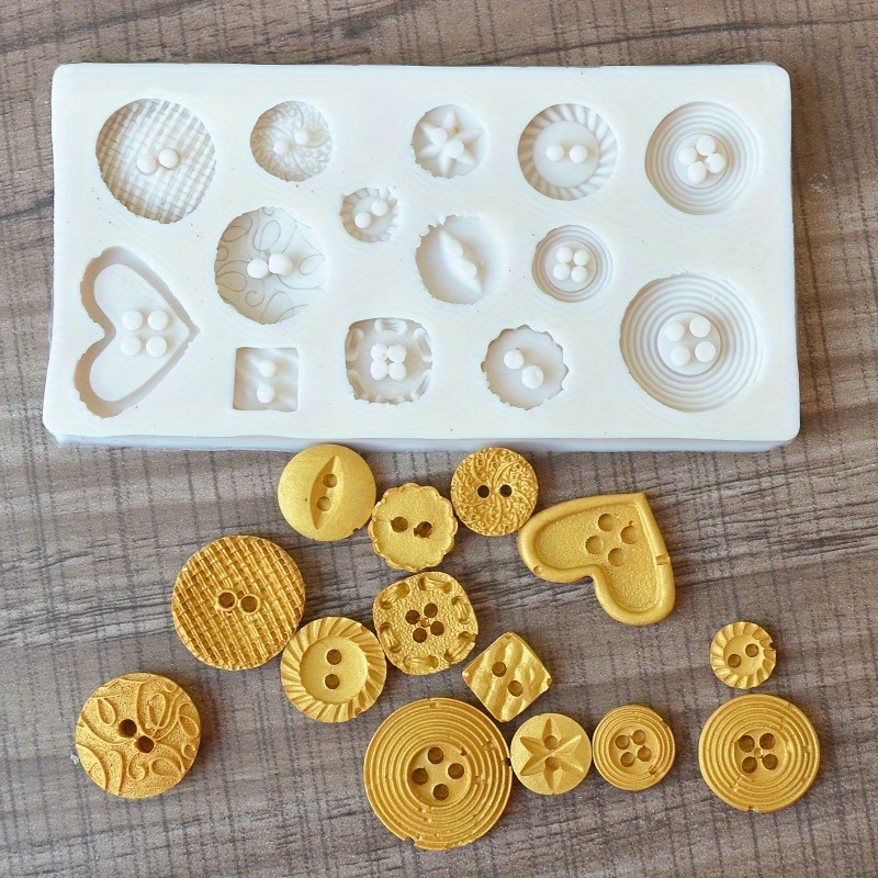 버튼 모양 실리콘 몰드 비누 및 양초 장식 도구용 실리 - Soap Making Oven 리뷰 및 가격
