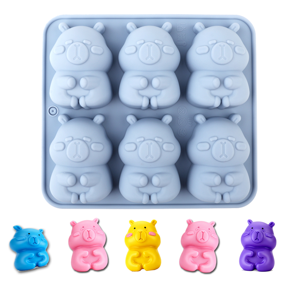귀여운 카피바라 모양의 실리콘 케이크 몰드, 초콜릿,  - Soap Making Jelly 리뷰 및 가격