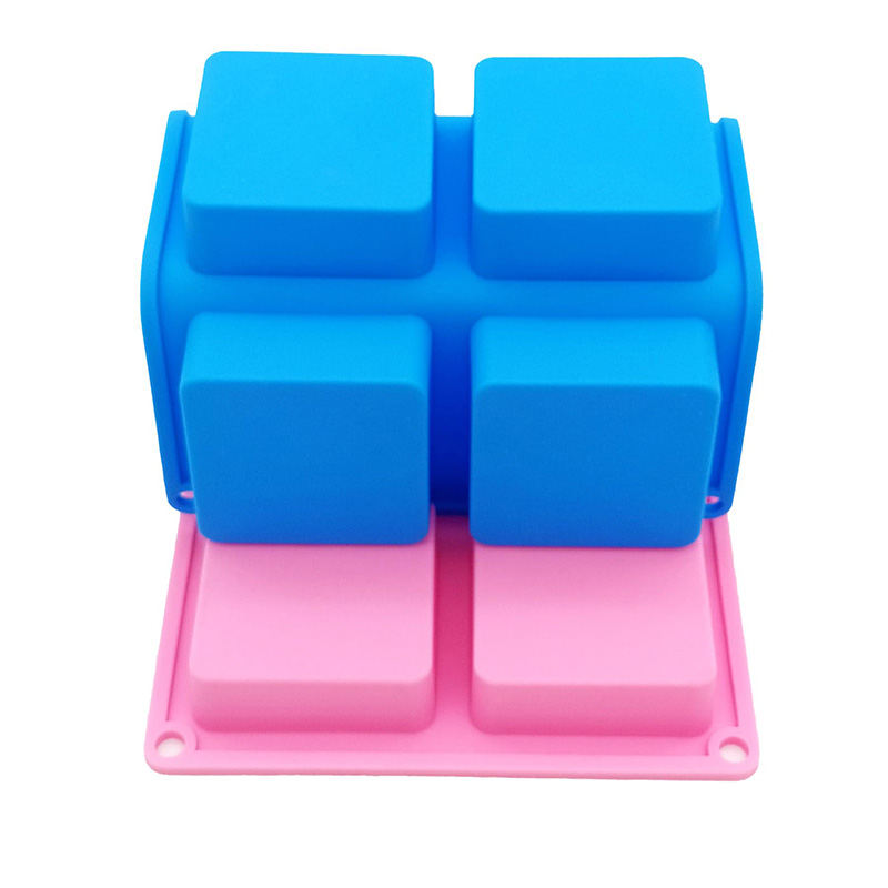 사각 비누 몰드, 6 구, 들러붙지 않는 실리콘 팬,  - Soap Making Dish 리뷰 및 가격