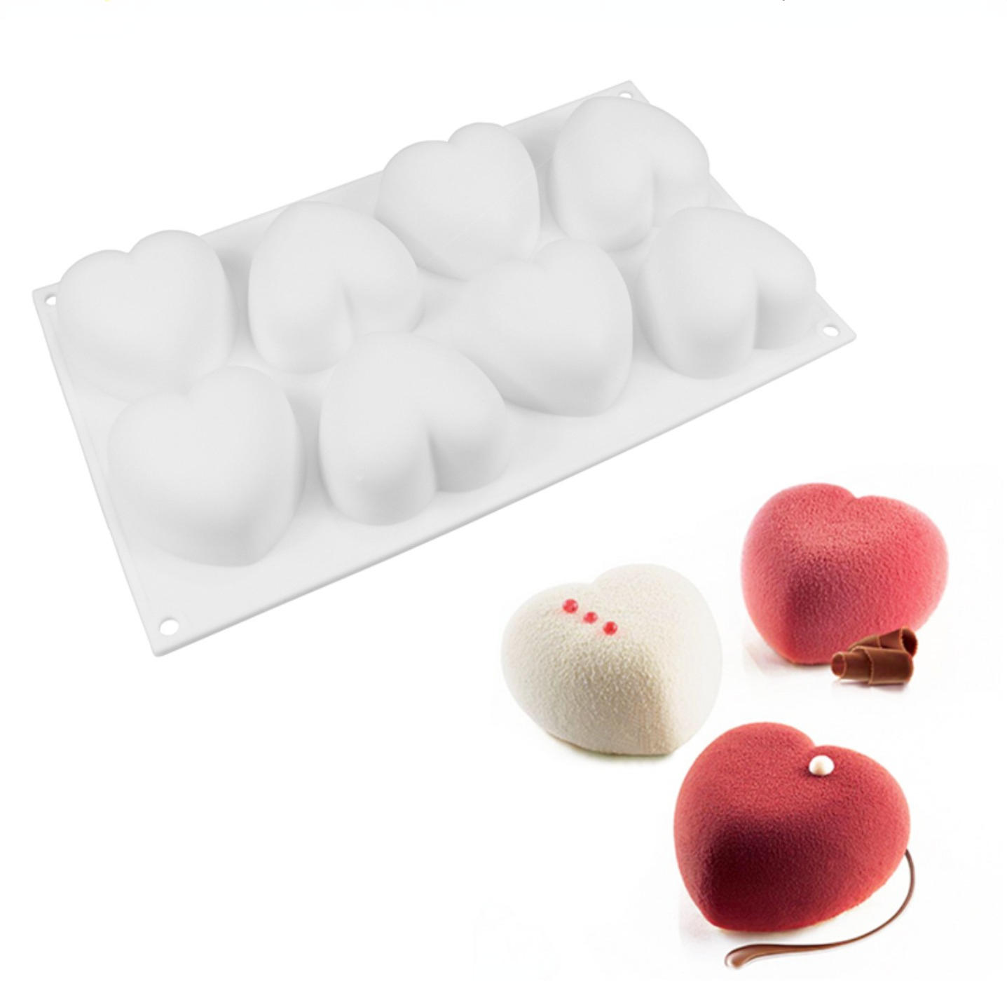 사랑 심장 실리콘 비누 금형 수제 양초 만들기 키트 D - Soap Making Dish 리뷰 및 가격