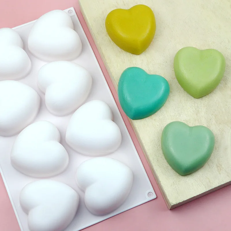 사랑 심장 실리콘 비누 금형 수제 양초 만들기 키트 D - Soap Making Dish 리뷰 및 가격
