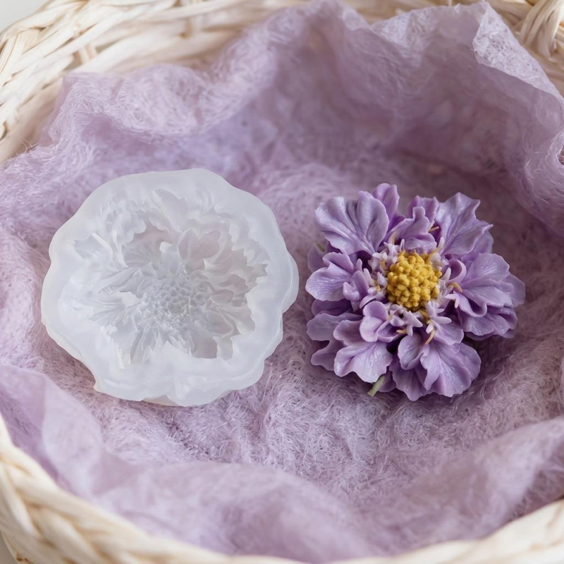 1개의 몽환적인 파란색 화분 꽃 실리콘 몰드, DIY  - Soap Making Oven 리뷰 및 가격